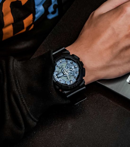 Casio G-shock Men's Black Watch GA-110CD-1A2ER - Image 4