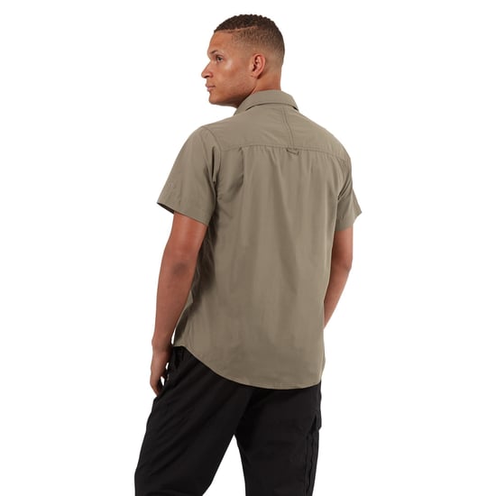 Craghoppers Mens Kiwi Short-Sleeved Shirt (Pebble Grey)