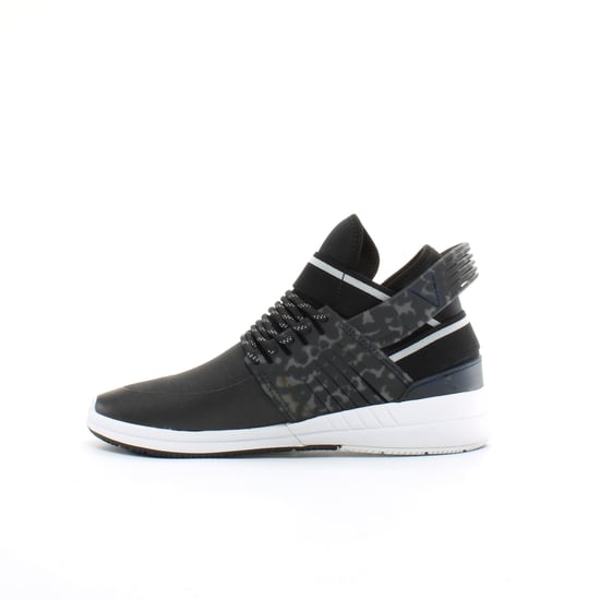 Supra Skytop V Black Synthetic Mens Hi Top Lace Up Trainers 08032 002