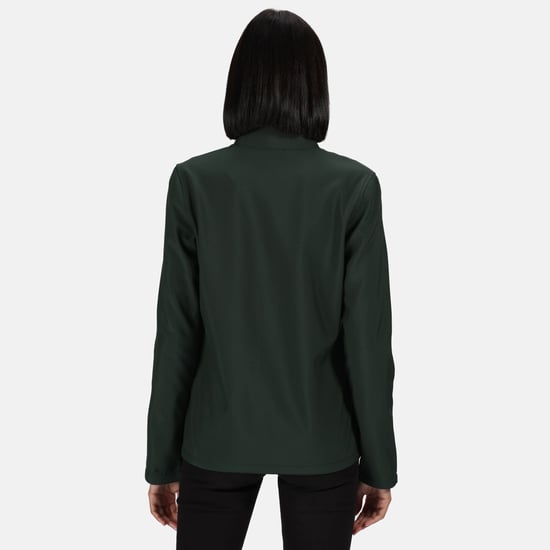 Regatta Womens/Ladies Ablaze Printable Softshell Jacket (Dark Spruce/Black)