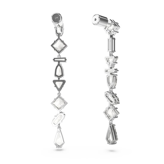 Swarovski 'Mesmera' Dames Hangende Oorbellen van Base Metaal - Zilver 5661687 - Image 5