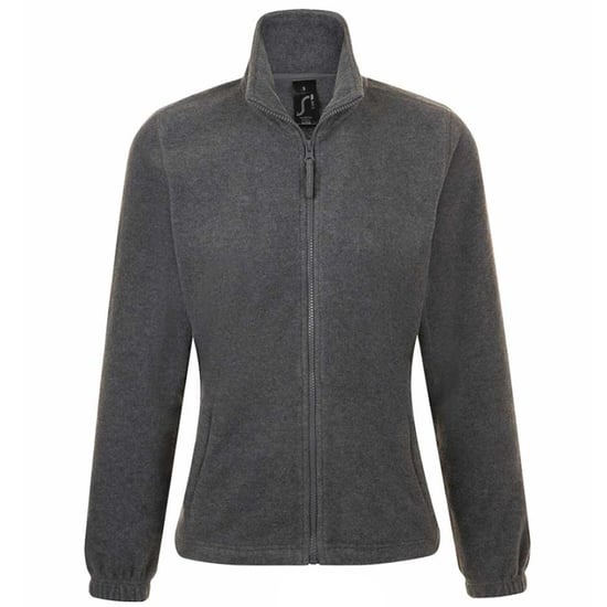 SOLS Dames/dames North Full Zip Fleece Jacket (Grijze Mergel) - Image 1