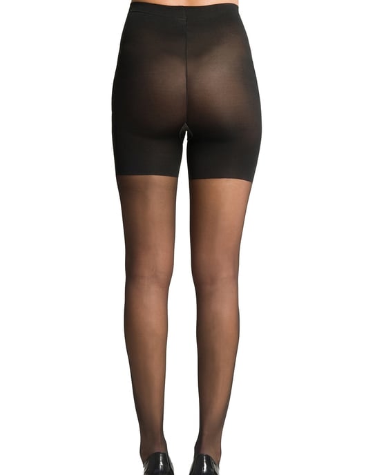 Spanx By Sara Blakely NEW Black Womens Size D Super Shaping Sheer Pantyhose #004