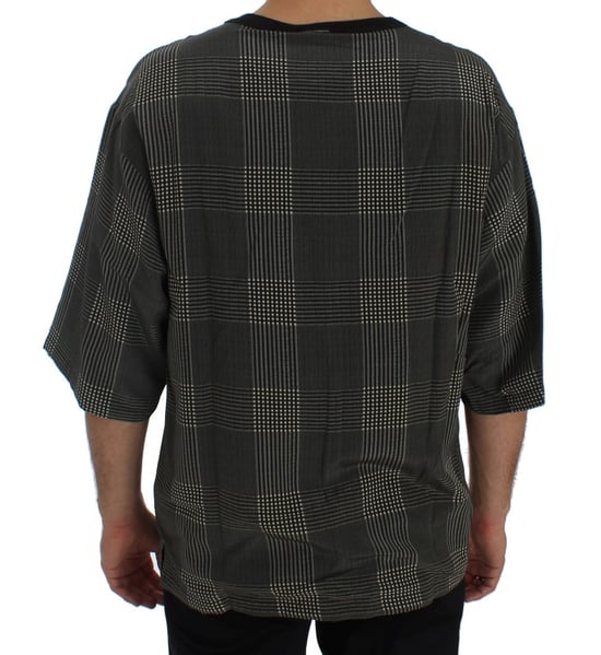 Dolce & Gabbana Men's Crewneck SANGUINELLA ITALIA Print Silk T-shirt