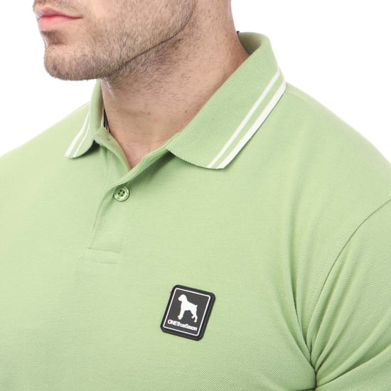 Men's One True Saxon Dixon Polo Shirt in Green - Image 3