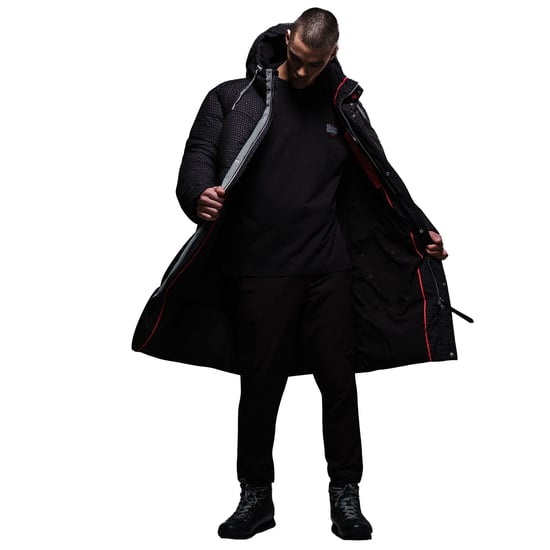 Regatta Mens Christian Lacroix Gordes Printed Padded Jacket (Black)