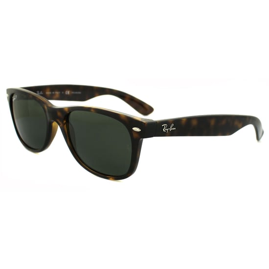 Ray-Ban Sunglasses New Wayfarer 2132 902/58 Tortoise Green Polarized 55mm