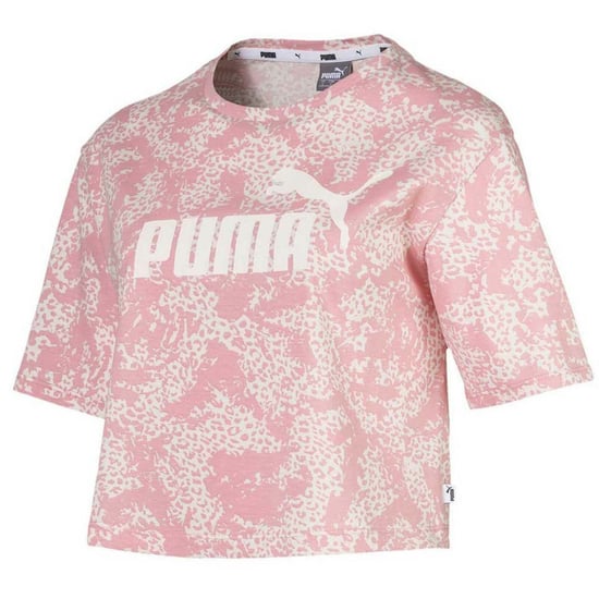 Puma Elevated Essentials Cropped Logo AOP T-Shirt Womens Top 580392 94