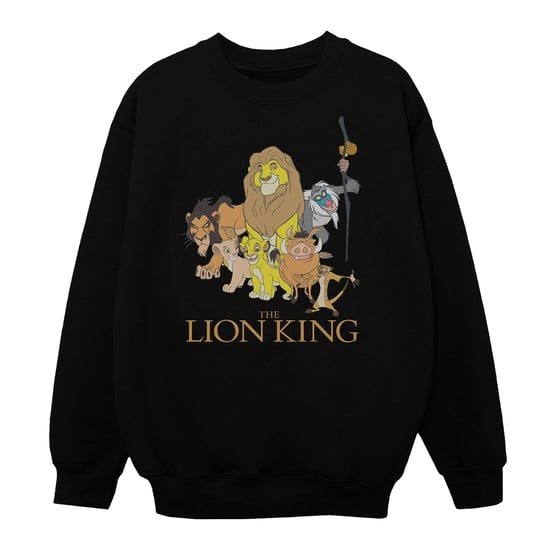 Disney Girls The Lion King Group Sweatshirt (Black)