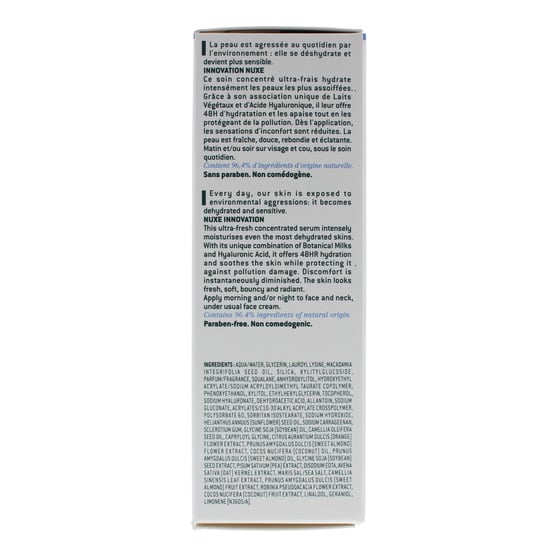 Nuxe Crème Fraîche De Beauté 48Hr Moisture Skin-Quenching Serum 30ml