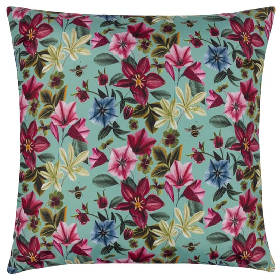 Wylder Tropics Midnight Garden Birds Outdoor Cushion
