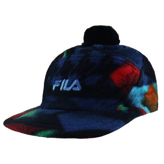 Fila Fleece Pom Pom Womens Navy Hat - Image 1