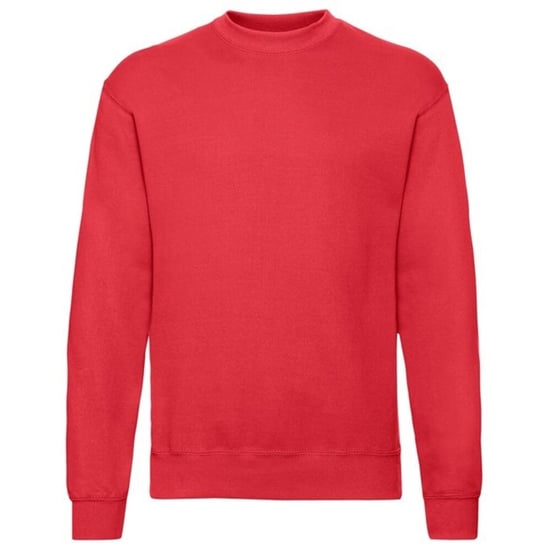 Fruit of the Loom Mens Classic 80/20 Set-in Sweatshirt (Red) - Image 1