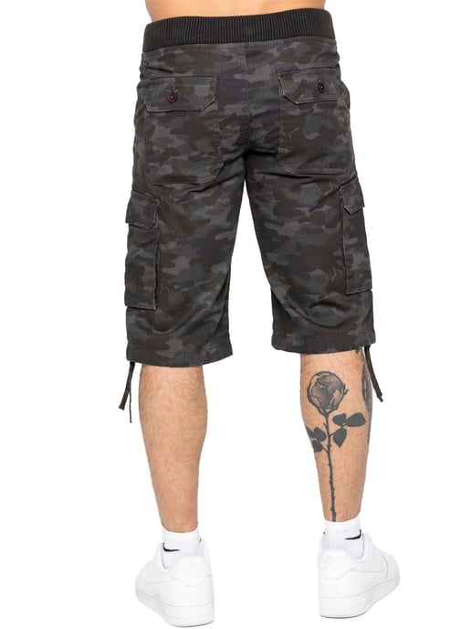 Enzo heren Cargo Combat Camo korte broek - Image 3
