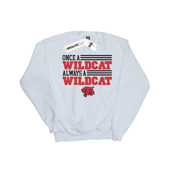 Disney Womens/Ladies High School Musical The Musical Once A Wildcat Sweatshirt (White)