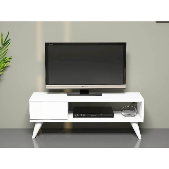 HOMEMANIA Maya TV Stand, in White
