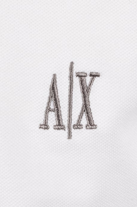 Armani Exchange Regular Polo Shirt Off White - Image 3
