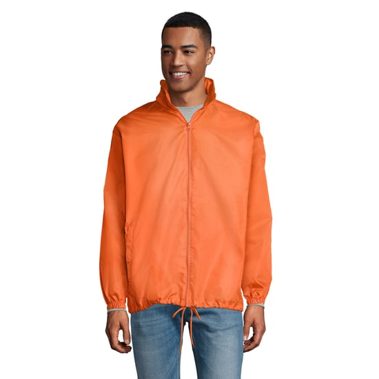 SOLS Unisex windjack met shift voor volwassenen (Oranje) - Image 1