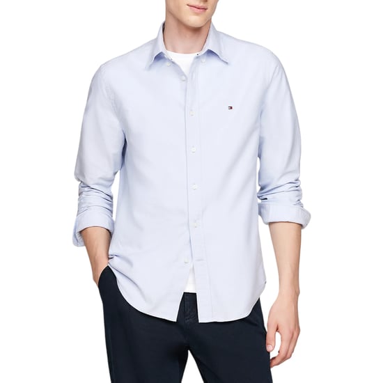 TOMMY HILFIGER Mens Oxford Shirts Cotton Formal Top - Image 1
