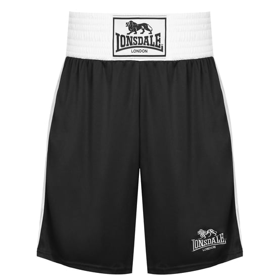 Lonsdale Mens Box Short Wide Elasticated Waistband Training Boxing Gym Bottom