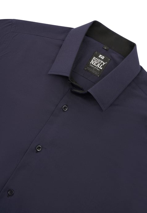 Rusty Neal Overhemden Overhemd Slim Fit Blauw - Image 3