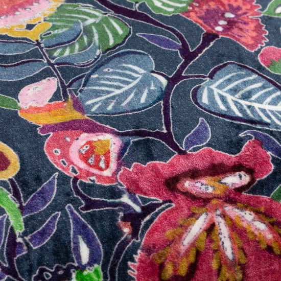 Wylder Tropics Glorine Velvet Piped Polyester Filled Cushion - Image 4
