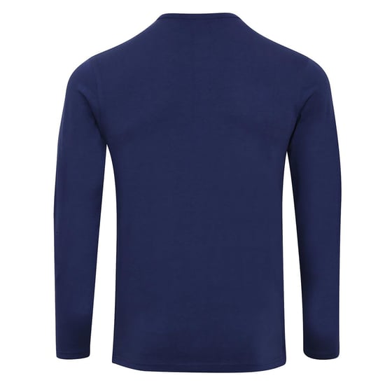 Premier Mens Long John Roll Sleeve Tee (Indigo) - Image 2