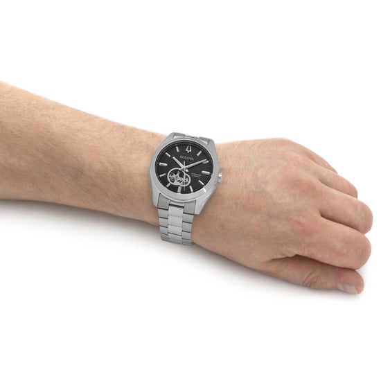 Bulova Surveyor Men's Silver Watch 96A270 - Image 3