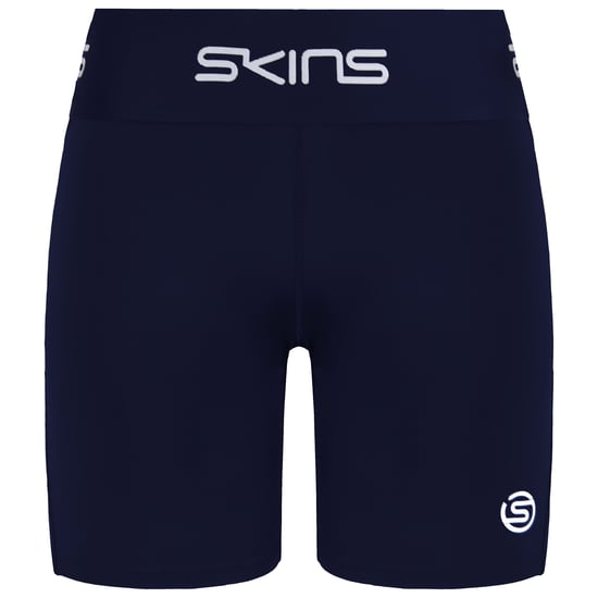 Skins Series-1 Womens Navy Half Tights Shorts - Image 1