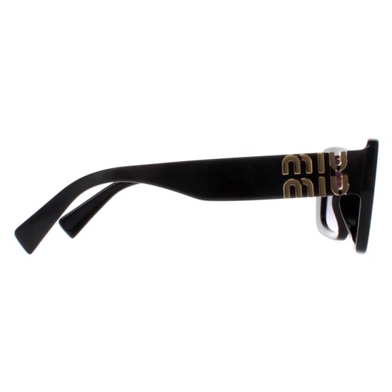 Miu Miu Rectangle Womens Black Grey Gradient MU07YS