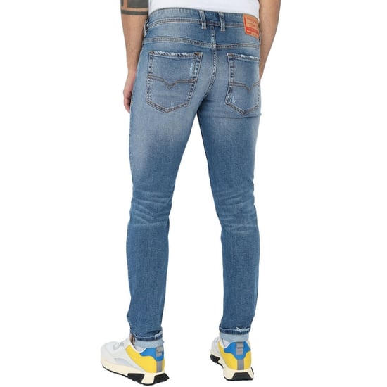 Diesel Sleenker-X Denim Medium Blue Skinny Jeans - Image 2