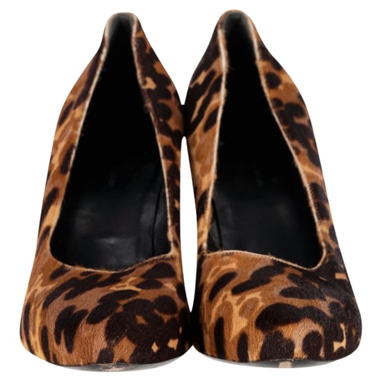 Balenciaga Leopard Print Pumps in Multicolor Pony Hair - Image 2