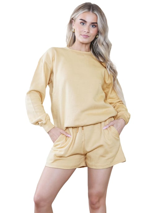 Kruze | Dames Sweatshirt & Korte Broek Tracksuit Set - Image 4