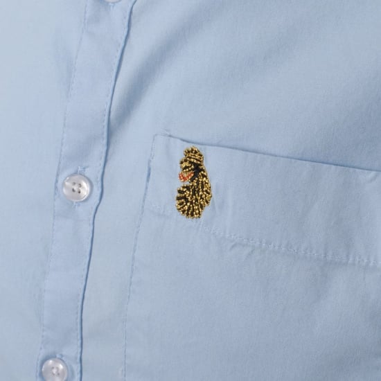 Men's Luke 1977 Iron Bridge Short Sleeve Shirt in Sky Blue