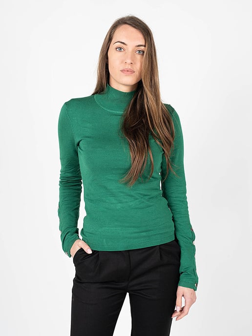 Silvian Heach Pullover Woman's Green - Image 3