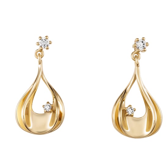 Orphelia 'Etoile' Dames Oorbellen van 925 Sterling Zilver - Goud ZO-7524/G - Image 3