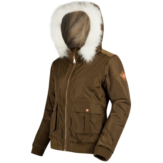 Regatta Womens/Ladies Berdine Bomber Jacket (Camo Green)