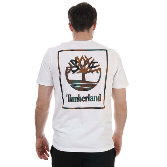 Men's Timberland YC Back Box T-Shirt in White