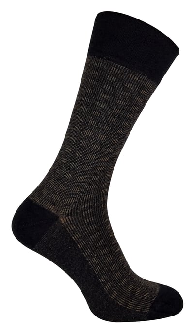 SOCK SNOB - Mens Patterned Design Formal Bamboo Dress Socks - Style 11 - Image 1