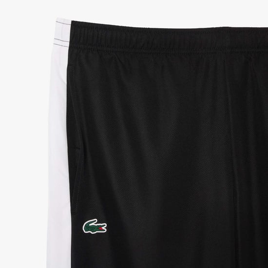 Men's Lacoste Colourblock Tennis Tracksuit in Black-White - Image 5