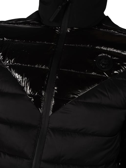 Plein Sport Plain Quilted Black Jacket