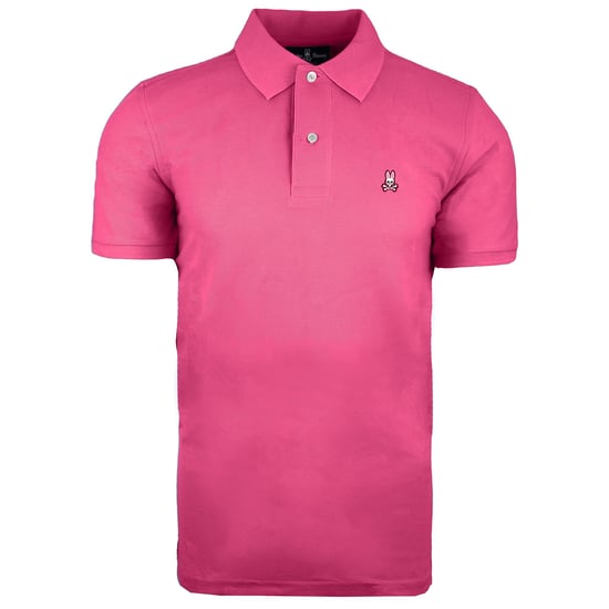 Psycho Bunny by Robert Godley Mens Pink Polo Shirt - Image 1