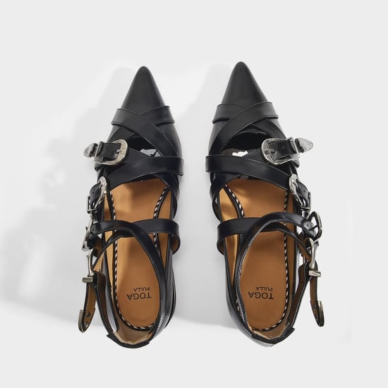 Aj926 Platte Schoenen - Toga Pulla - Polido - Zwart - Image 2