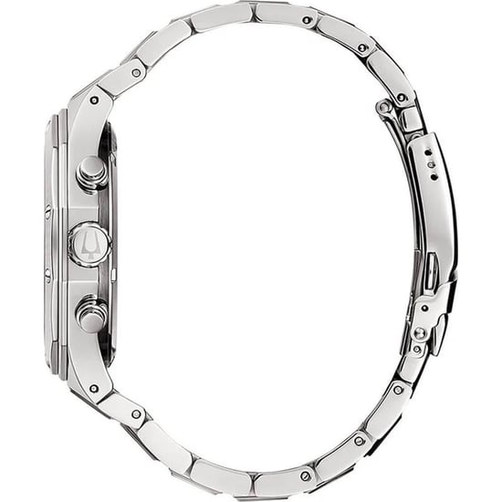 Bulova Precisionist Men's Silver Watch 96B410 - Image 2