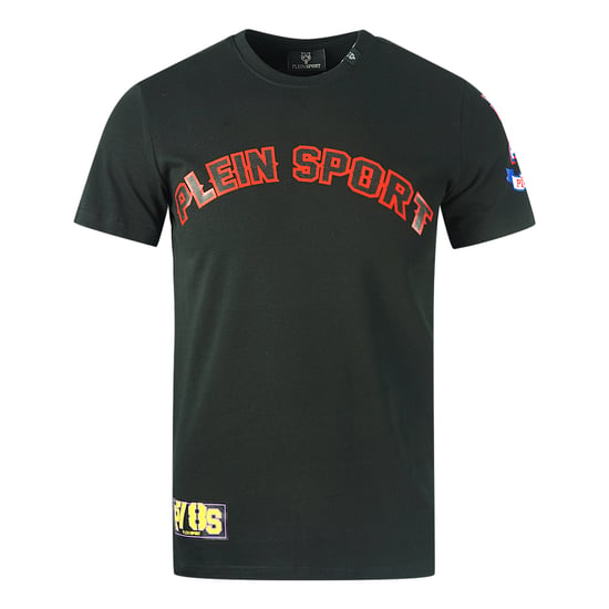 Plein Sport Multi Logo Svart T-shirt - Image 1