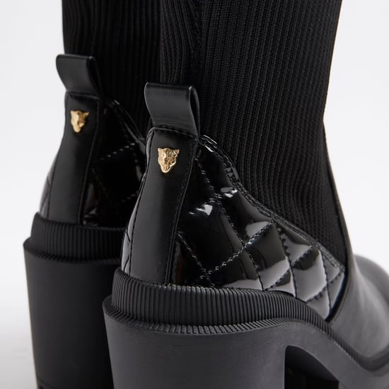 River Island Womens Platform Boots - Black