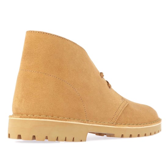 Men's Clarks Originals Desert Rock Shoes in Brown - Image 3