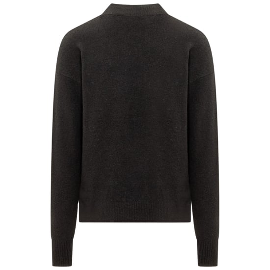 Palm Angels Classic Logo Black Knitted Jumper - Image 2