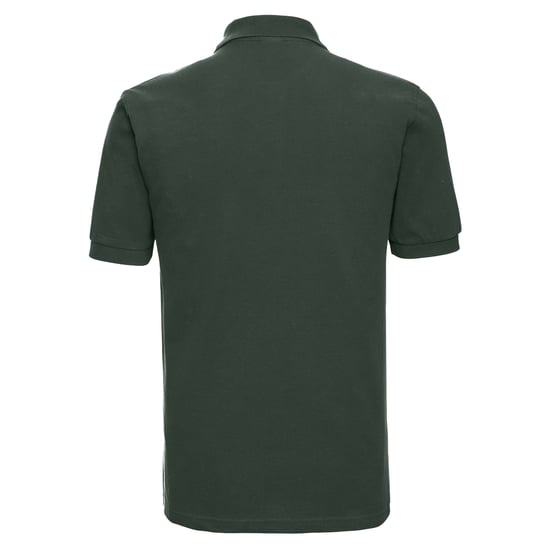 Russell Heren Klassiek Piqué Katoenen Polo Shirt (Fles groen) - Image 2