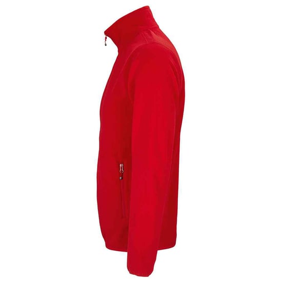 SOLS Mens Factor Recycled Fleece Jacket (Red)